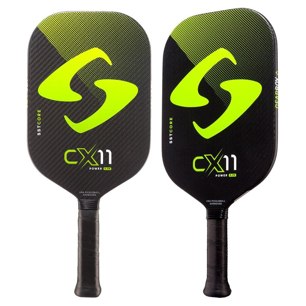 CX11E Power 8.5oz Pickleball Paddle Green Racquets Gearbox