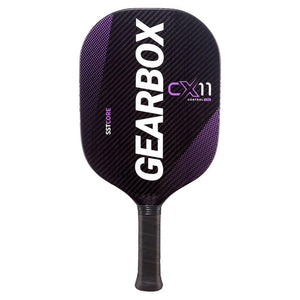 CX11Q Control 7.8oz Pickleball Paddle Purple Racquets Gearbox