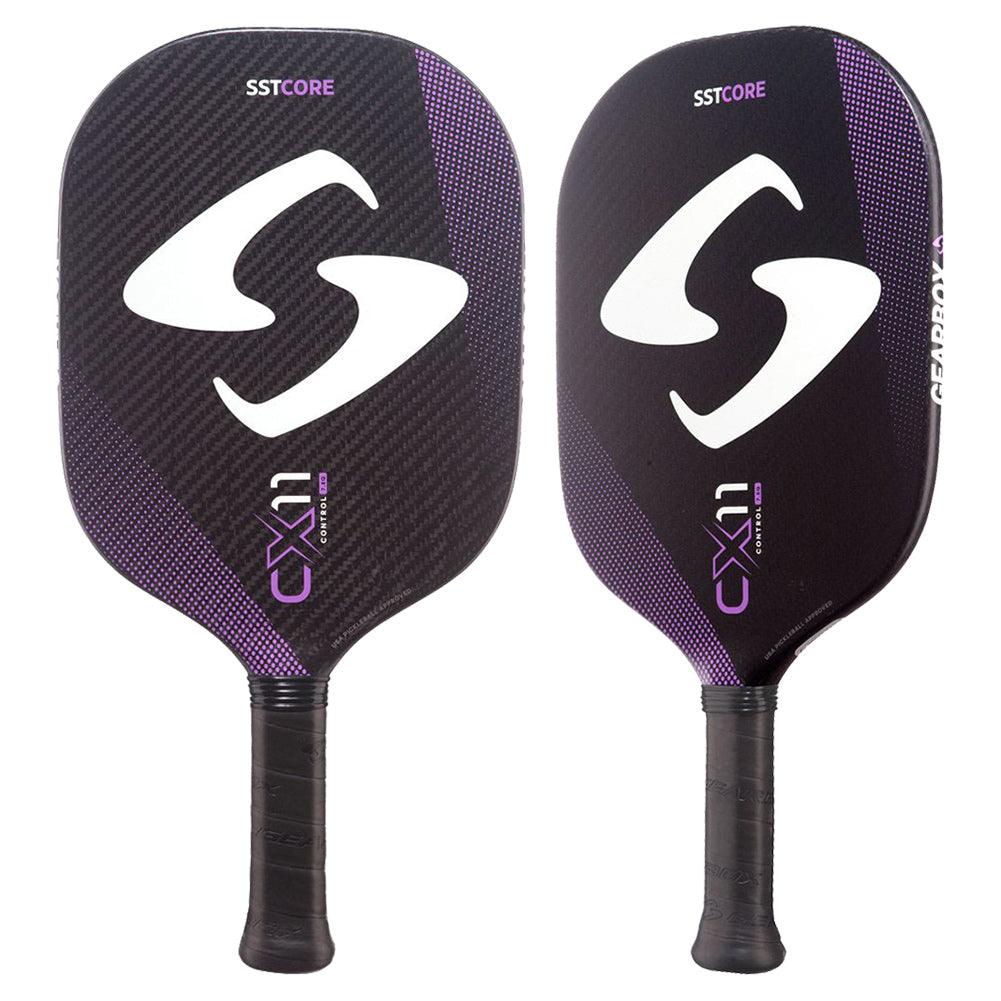 CX11Q Control 7.8oz Pickleball Paddle Purple Racquets Gearbox