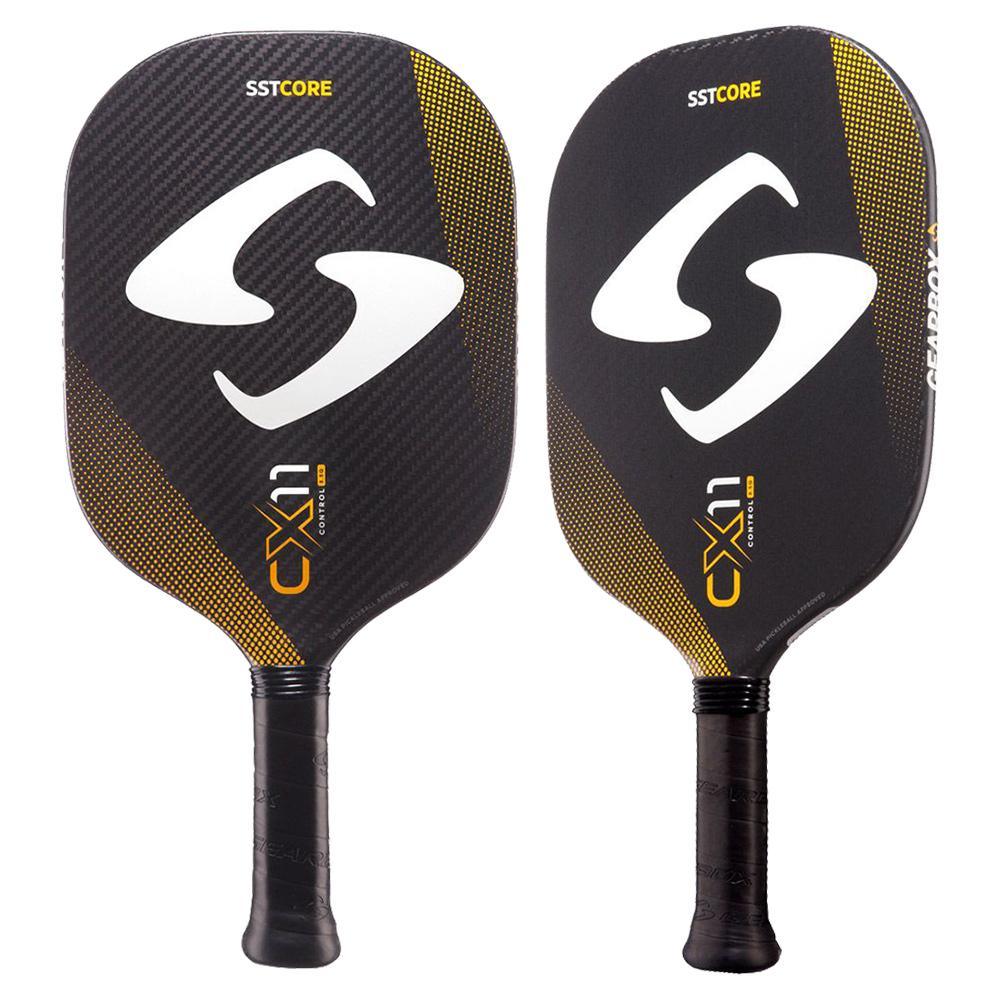 CX11Q Control 8.5oz Pickleball Paddle Yellow Racquets Gearbox