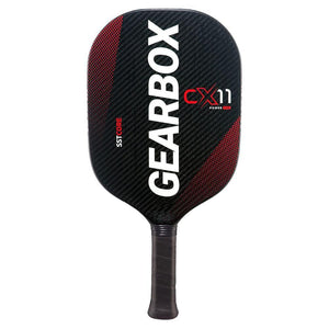 CX11Q Power 7.8oz Pickleball Paddle Red Racquets Gearbox