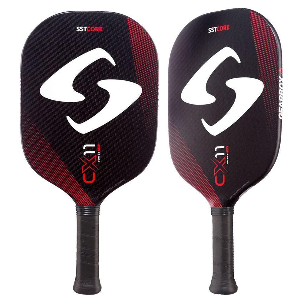 CX11Q Power 7.8oz Pickleball Paddle Red Racquets Gearbox