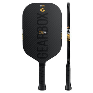 CX14E 8.0oz Pickleball Paddle Orange Racquets Gearbox