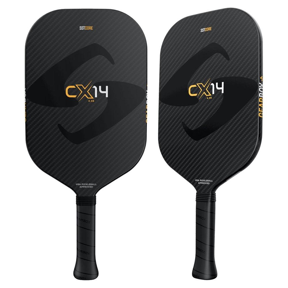 CX14E 8.0oz Pickleball Paddle Orange Racquets Gearbox