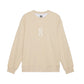Men`s Club Graphic Tennis Crew Tan Apparel On