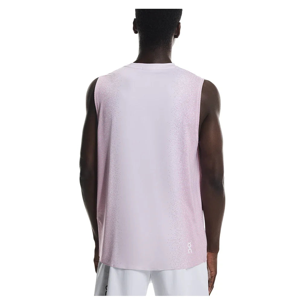Men`s Court Tennis Tank Orchid and Dim Apparel On