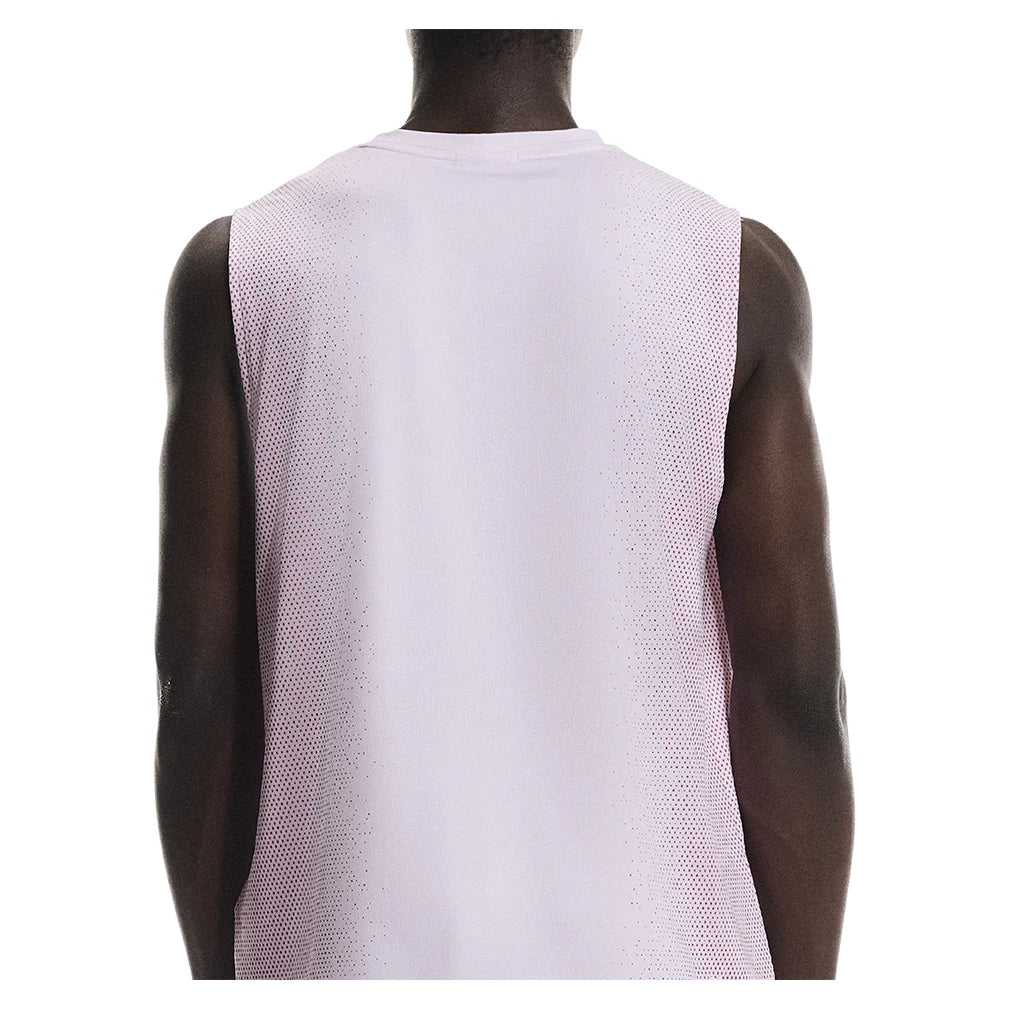 Men`s Court Tennis Tank Orchid and Dim Apparel On