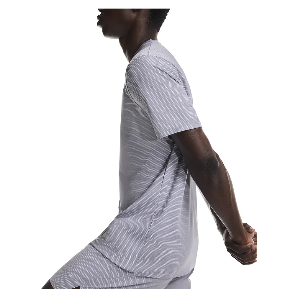 Men`s Court Tennis Top Lilac and Dim Apparel On