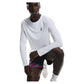 Men`s Court Long Sleeve Tennis Top White Apparel On