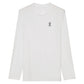 Men`s Court Long Sleeve Tennis Top White Apparel On