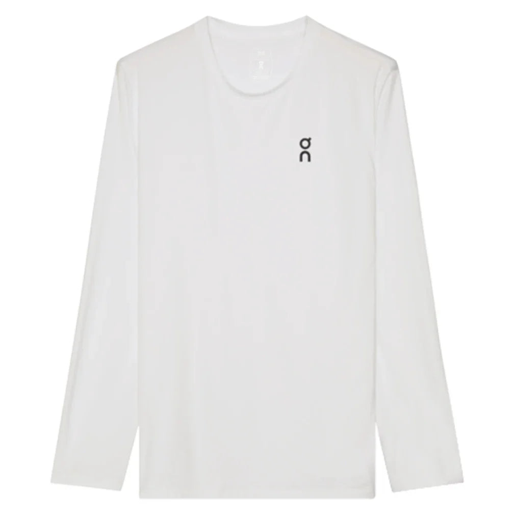 Men`s Court Long Sleeve Tennis Top White Apparel On