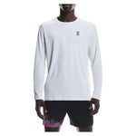 Men`s Court Long Sleeve Tennis Top White Apparel On