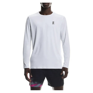 Men`s Court Long Sleeve Tennis Top White Apparel On
