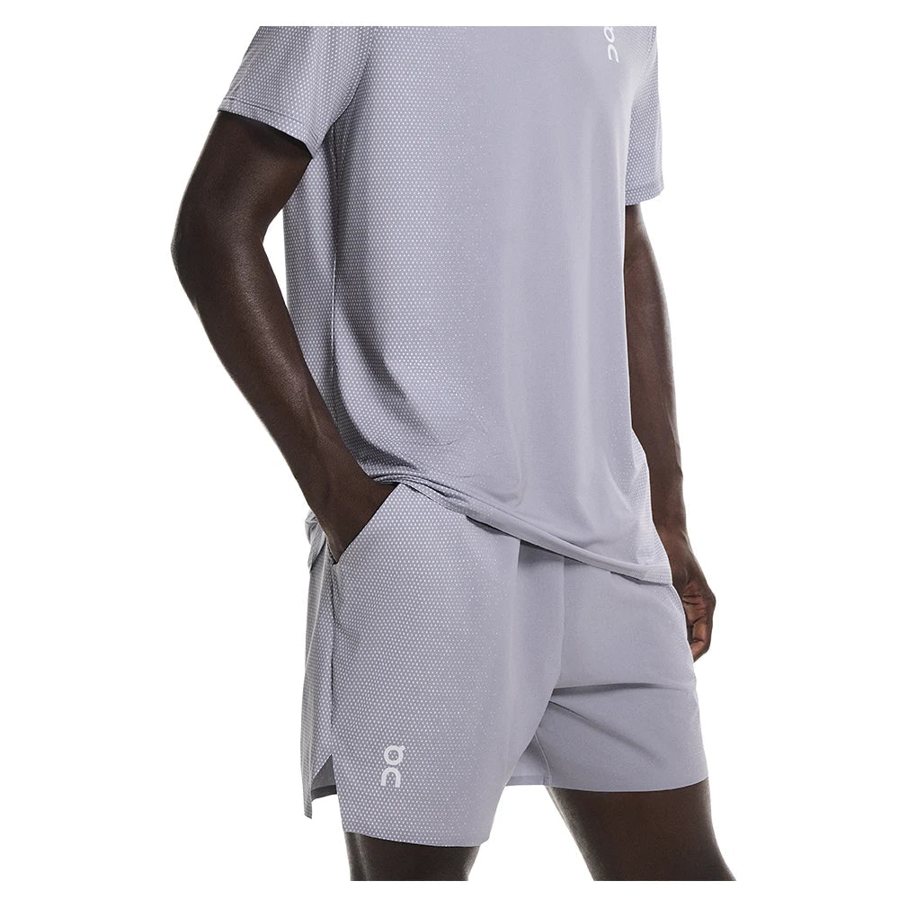Men`s Court Tennis Shorts Lilac and Dim Apparel On