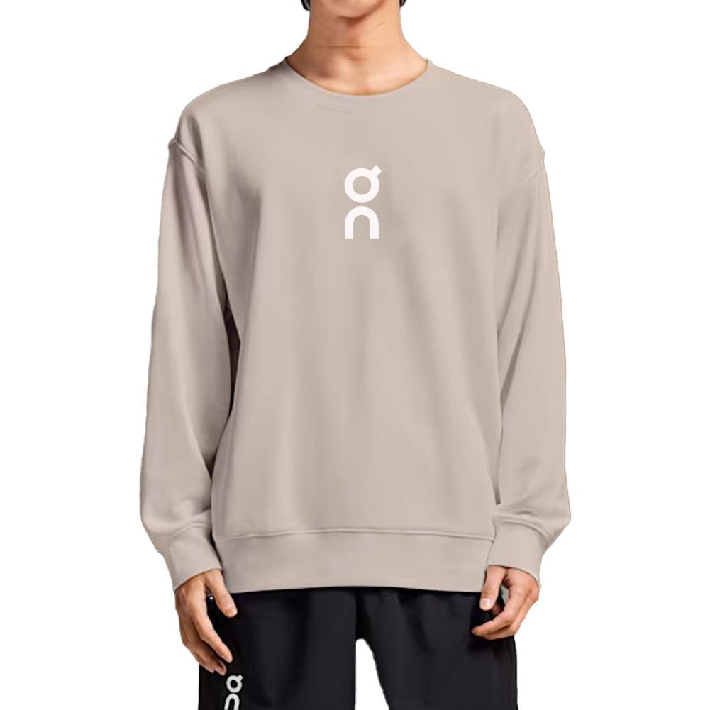 Men`s Club Graphic Tennis Crew Tan Apparel On