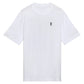 Men`s Club Court Tennis Top White and Indigo Apparel On