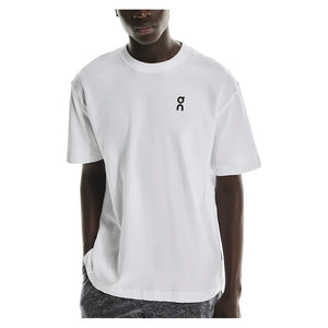 Men`s Club Court Tennis Top White and Indigo Apparel On