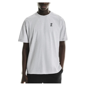 Men`s Club Court Tennis Top Heather Gray and Pink Apparel On