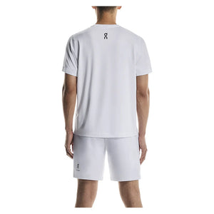 Men`s Courtside Tennis Top White Apparel On