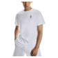 Men`s Courtside Tennis Top White Apparel On