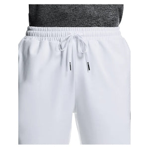 Men`s Courtside Tennis Shorts White Apparel On