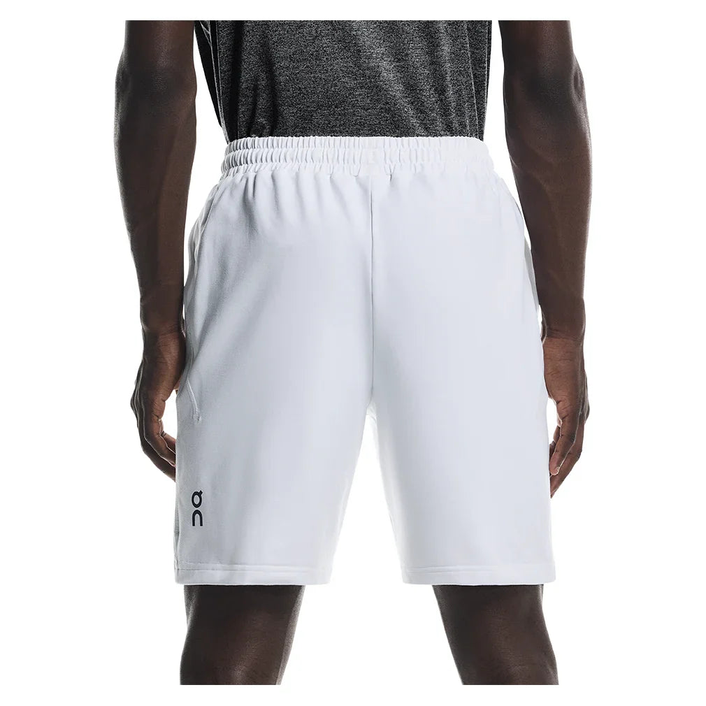 Men`s Courtside Tennis Shorts White Apparel On
