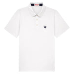 Men's Performance Raglan Tennis Polo White Apparel Boast