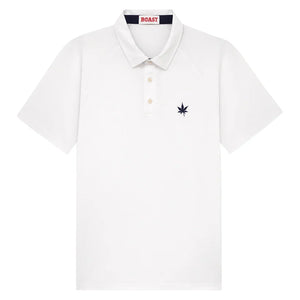 Men's Performance Raglan Tennis Polo White Apparel Boast