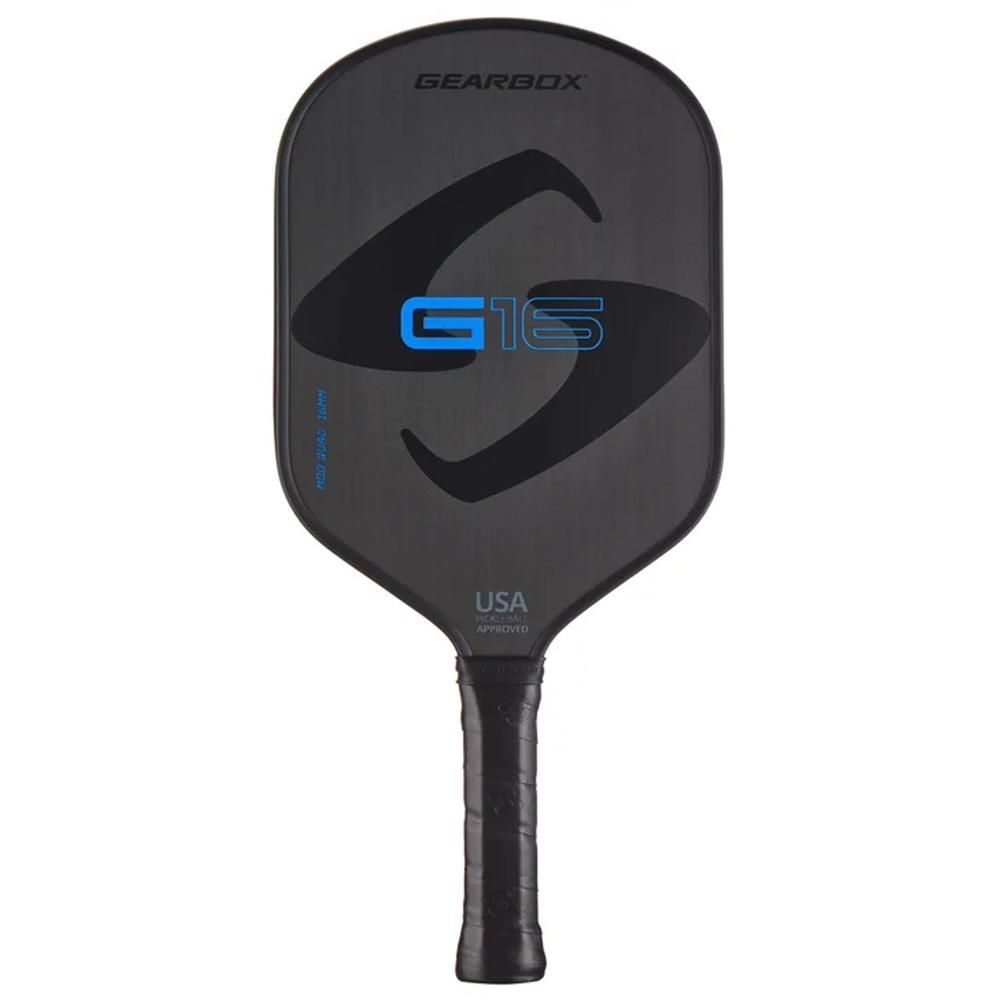 G16 Quad 8.0oz Pickleball Paddle Racquets Gearbox