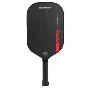 GBX Elongated 8.5oz Pickleball Paddle Red Racquets Gearbox