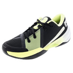 Men`s Fire Ace Tennis Shoes Black and Shadow Lime Footwear Fila