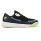 Men`s Quick Ace Tennis Shoes Black and Shadow Lime Footwear Fila