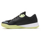 Men`s Quick Ace Tennis Shoes Black and Shadow Lime Footwear Fila