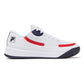 Men`s Quick Ace Tennis Shoes White and Navy Footwear Fila