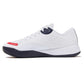 Men`s Quick Ace Tennis Shoes White and Navy Footwear Fila