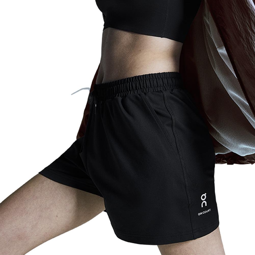 Women`s Courtside Tennis Shorts Apparel On