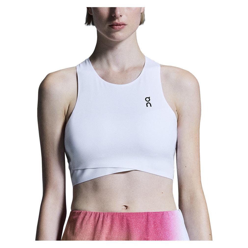 Women`s Court Crop Tennis Top Apparel On
