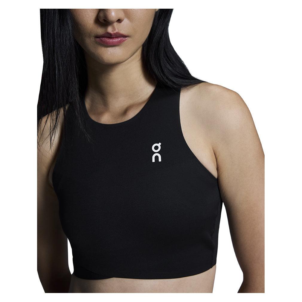 Women`s Court Crop Tennis Top Apparel On