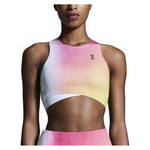 Women`s Court Crop Tennis Top Apparel On