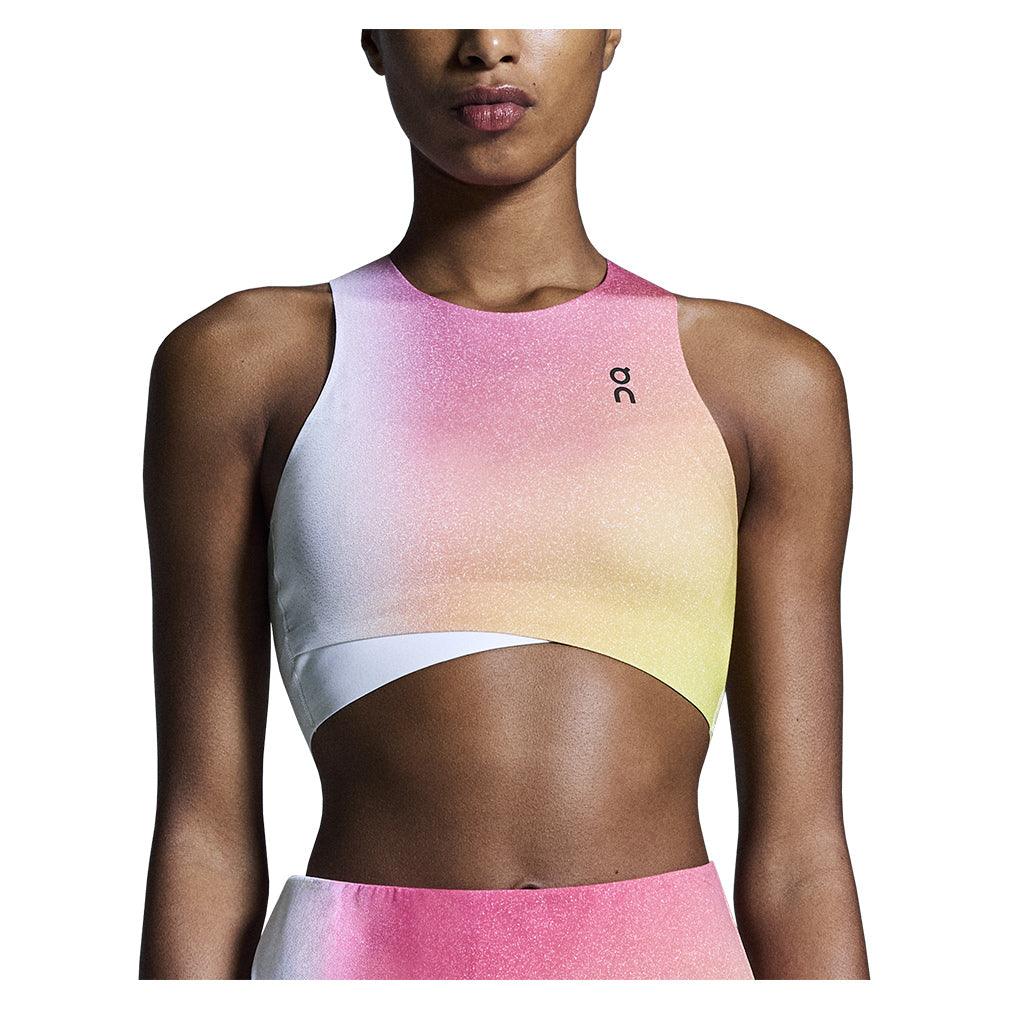 Women`s Court Crop Tennis Top Apparel On