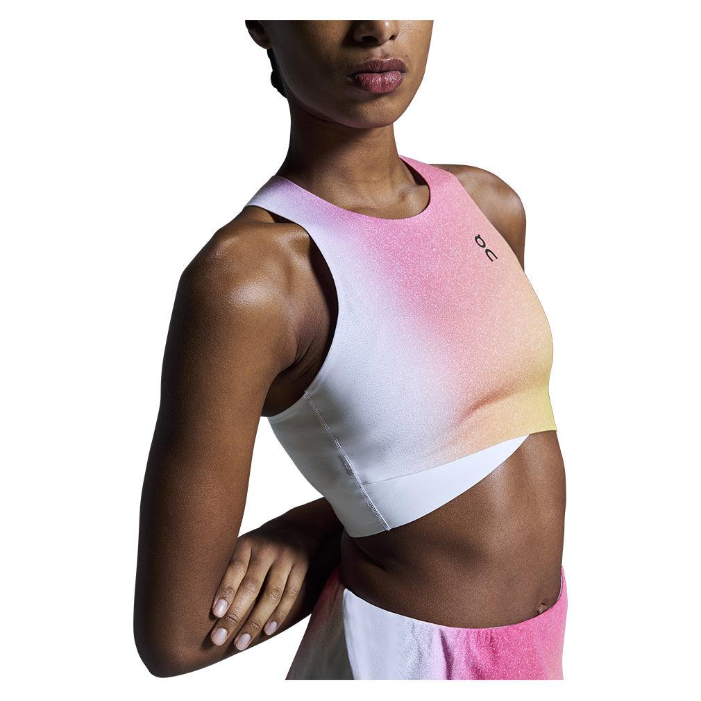 Women`s Court Crop Tennis Top Apparel On