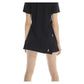 Women`s Court Side Pleat Tennis Skort Black Apparel On