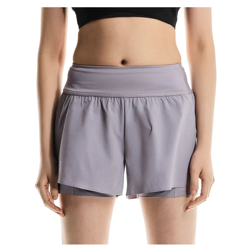 Women`s Court Tennis Shorts Lilac Apparel On