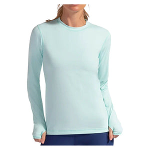 Women`s 24/7 Long Sleeve Tennis Crew Apparel BloqUV