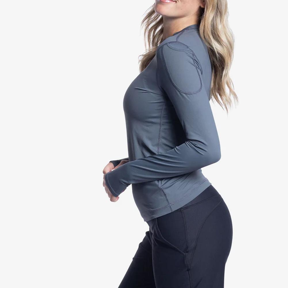 Women`s 24/7 Long Sleeve Tennis Crew Apparel BloqUV