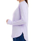 Women`s Relaxed Scallop Long Sleeve Tennis Top Apparel BloqUV