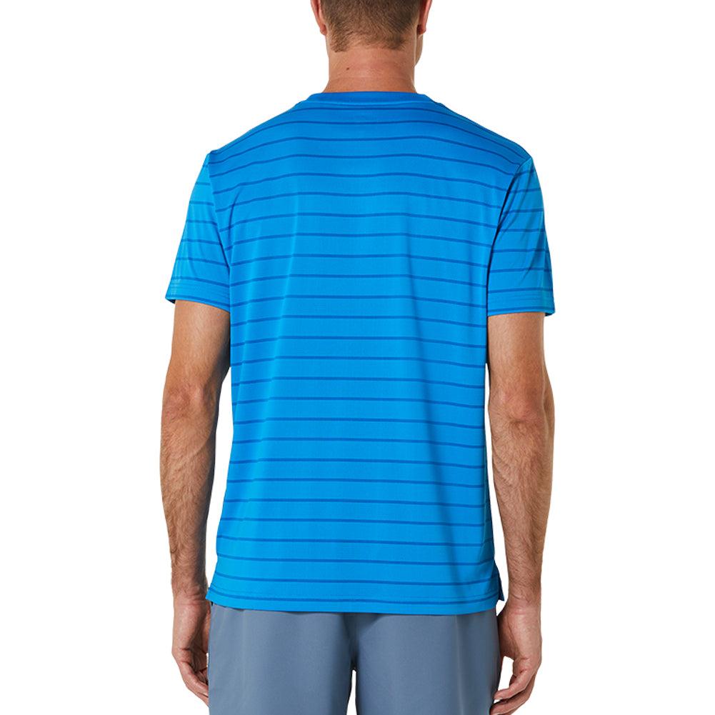 Men`s Court Stripe Short Sleeve Tennis Top Apparel Asics