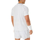 Men`s Match Actibreeze Short Sleeve Tennis Top Brilliant White Apparel Asics