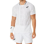 Men`s Match Actibreeze Short Sleeve Tennis Top Brilliant White Apparel Asics