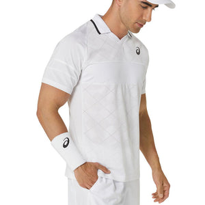 Men`s Match Actibreeze Tennis Polo Brilliant White Apparel Asics
